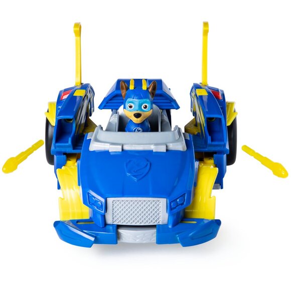 NWT PAW Patrol, Mighty Pups Super PAWs Chase’s Powered up Transforming Vehicle - Picture 5 of 9